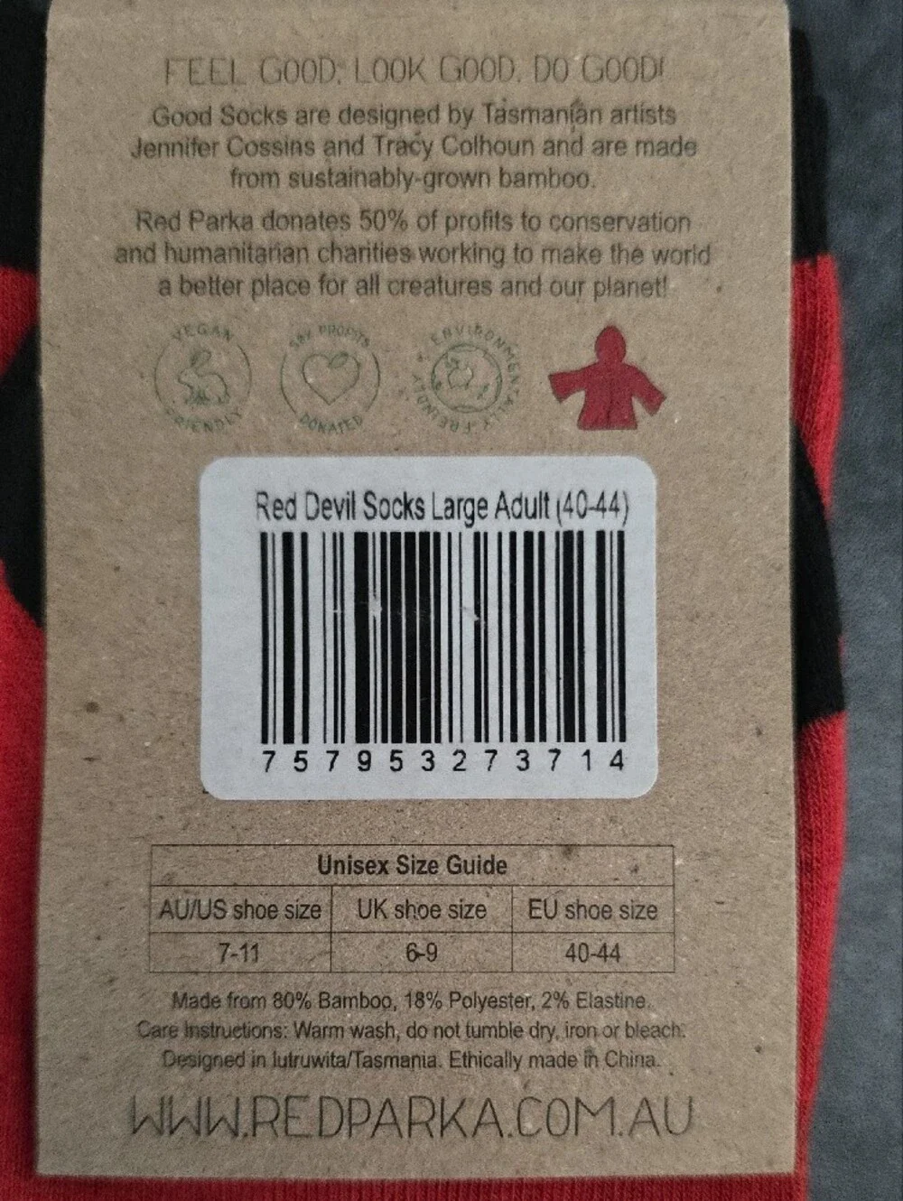 Good Socks by Red Parka Bamboo Crew Socks
